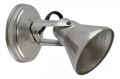 FERRO:S-122BLA SPOT 1L P/GU10 CHAPA.ACERO....... - FERROLUX - S-122PLA