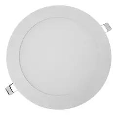 CANDELA: EMB.LED REDONDO 24W LUZ CALIDA 3000K MARCO BLANCO -- IMPORTADORA SUDAMERICANA COD.7261