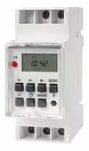 TIMER DIGITAL DIN SEMANAL 8 PROGRAMAS -- ZURICH COD.XTIM03207 / INTERELEC COD.300483
