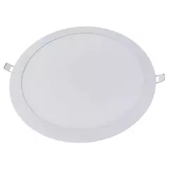 Embutido led circular 24w luz calida - comprar online