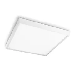 Plafón aplique led cuadrado 60x60 50w led luz fria - comprar online
