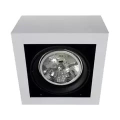 Plafon cardanico 1 luz blanco - comprar online