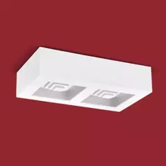 Plafón ferreros led 2 luces en internet