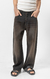 Jean Super Baggy PRINCE Negro matizado - comprar online