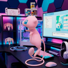 Boneco Pokémon Mew - Figura De Ação Colecionável 3D - comprar online
