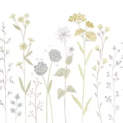 Painel de Parede Celulose Jardim Amarelo