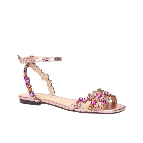 SANDÁLIA RASTEIRA ESFERAS ROSÉ