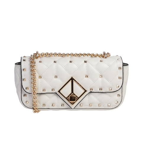 BOLSA MÉDIA CORRENTE SPIKES OFF WHITE