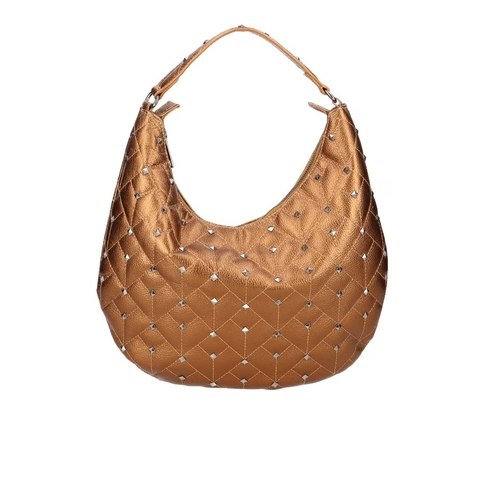 BOLSA GRANDE MATELASSÊ METALIZADA BROWN