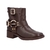 BOTA CANO BAIXO ARO E FIVELAS COFFEE
