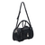 BOLSA GRANDE EM COURO PRETO COM CADEADO DECORATIVO E ALÇA CROSSBODY - loja online