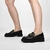 Loafer Preto Bridão Tratorado Couro - comprar online
