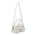 Imagem do BOLSA PEQUENA EM COURO OFF WHITE COM CADEADO DECORATIVO