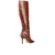 BOTA CANO ALTO SALTO ALTO CROCO CHOCOLATE - comprar online
