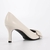 SCARPIN OFF WHITE LAÇO COURO - loja online