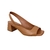 SLINGBACK TERRA SALTO MEDIO BLOCO COURO