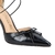 SCARPIN SALTO ALTO AMARRAÇÕES LAÇO PRETO - loja online