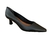 SCARPIN PRETO ALTO BAIXO COURO