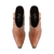 BOTA WESTERN CANO CURTO BORDADOS CARAMELO - Dona Santa