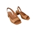 SLINGBACK TERRA SALTO MEDIO BLOCO COURO - loja online
