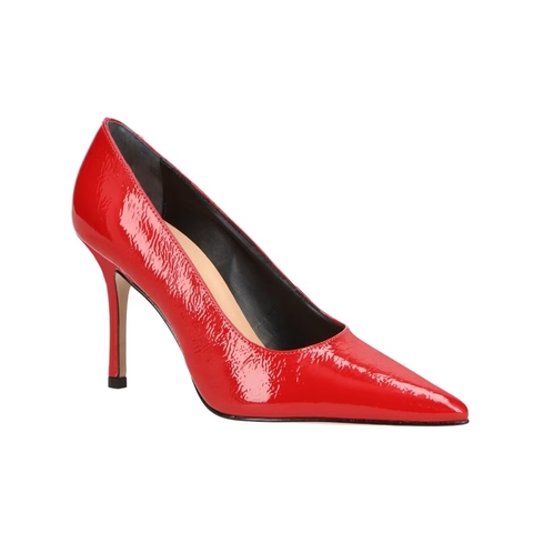 SCARPIN SALTO ALTO VERNIZ VERMELHO
