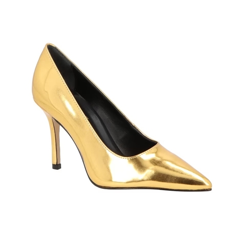 SCARPIN SALTO ALTO SPECCHIO OURO