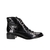 BOTA CANO CURTO AMARRAÇÃO VERNIZ PRETO - comprar online