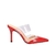 SCARPIN MULE SALTO ALTO VINIL VERMELHO - comprar online
