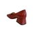 MOCASSIM SALTO MÉDIO VERMELHO JASPER na internet