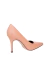 SCARPIN DE SALTO ALTO EM COURO BEGE BLUSH - Dona Santa