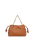 BOLSA SLOUCH MÉDIA COM ALÇA DE CORRENTES EM COURO CARAMELO - comprar online