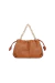 BOLSA SLOUCH MÉDIA COM ALÇA DE CORRENTES EM COURO CARAMELO - loja online