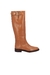 BOTA DE CANO LONGO MONTARIA EM COURO CARAMELO - Dona Santa