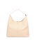 BOLSA HOBO EM COURO BEGE NATA MÉDIA - Dona Santa
