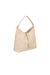 BOLSA TOTE PEQUENA EM COURO BEGE NATA COM PLACA DECORATIVA na internet