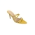 MULE SALTO ALTO AMARELO HONEY