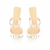 MULE DE SALTO BAIXO EM VERNIZ OFF WHITE COM ILHOSES - loja online