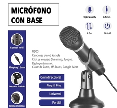microfono pc con soporte en internet