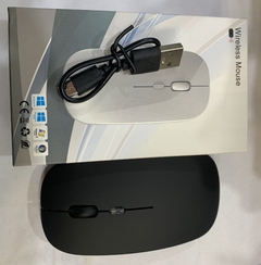 mouse inalambrico,recargable,c/usb