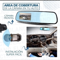 espejo retrovisor mas camara frontal - comprar online