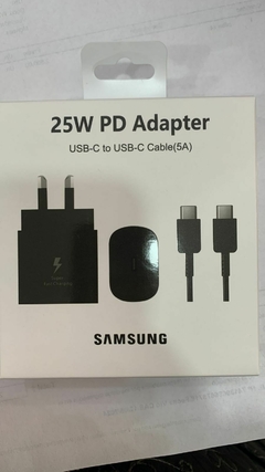 cargador de 25w samsumg turbo