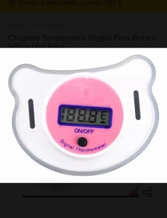 chupete c/ termometro digital en internet