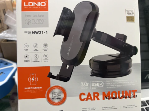 Soporte con cargador inalámbrico