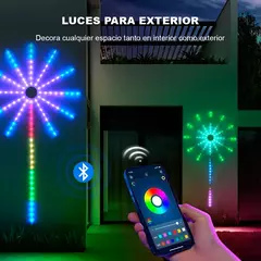 led en forma de pirotecnia