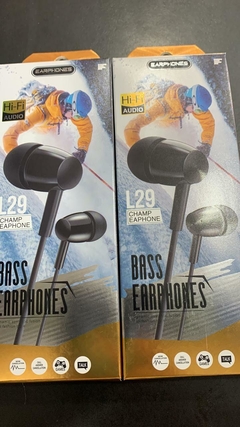 AURICULAR L29 BASS EARPHONES