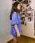 Kimono Paetê Azul na internet