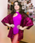 Kimono Paetê Rosa - comprar online