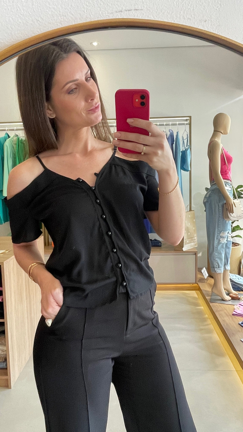 BLUSINHA CIGANINHA ALFAIATARIA