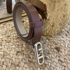 CINTO COURO INSPIRAÇÃO FENDI - comprar online