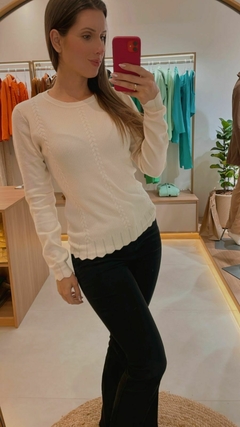 BLUSA TRICO DETALHE